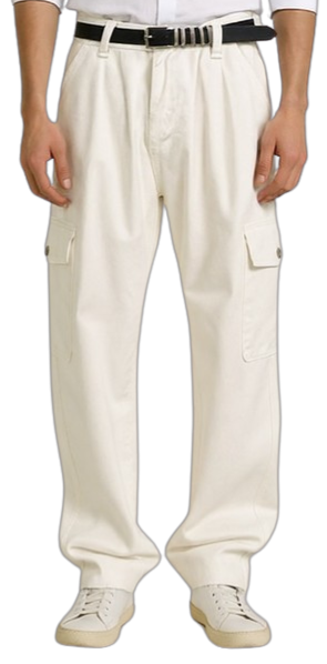 Loose Fit Cargo Jeans