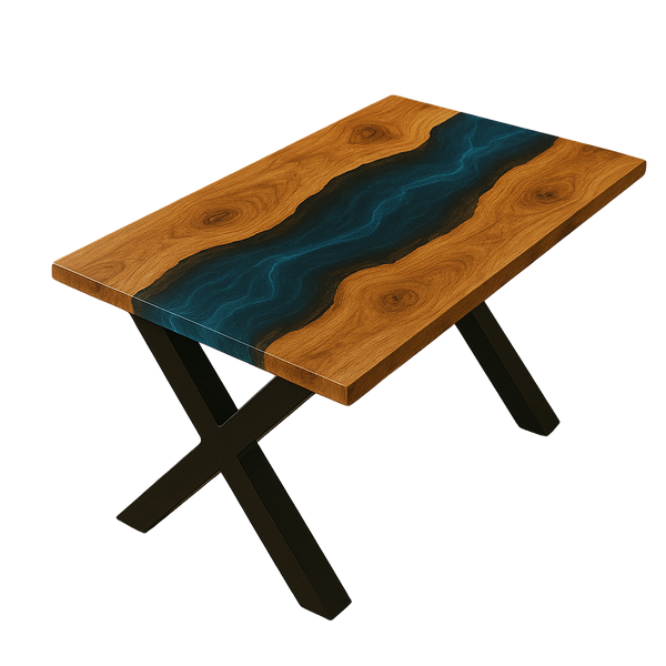 Blue River Epoxy Table "C" Slim