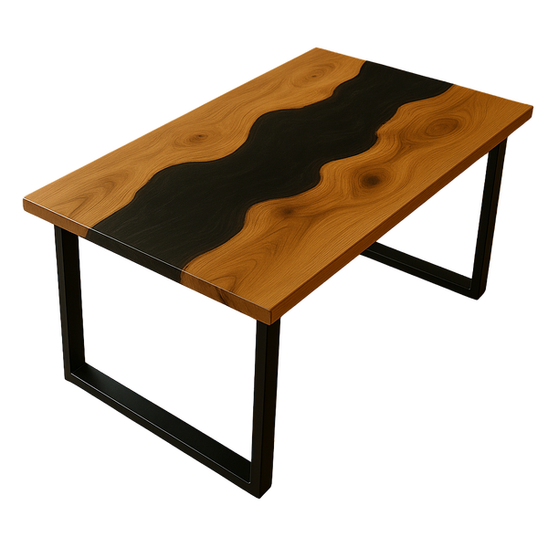 Black River Epoxy Table "D" Slim