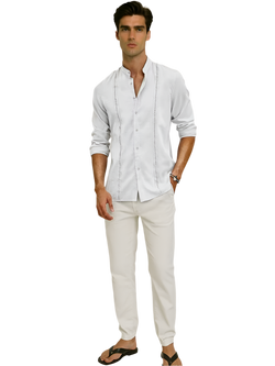 Men’s Button-Front Shirt