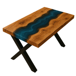 Blue River Epoxy Table "B"