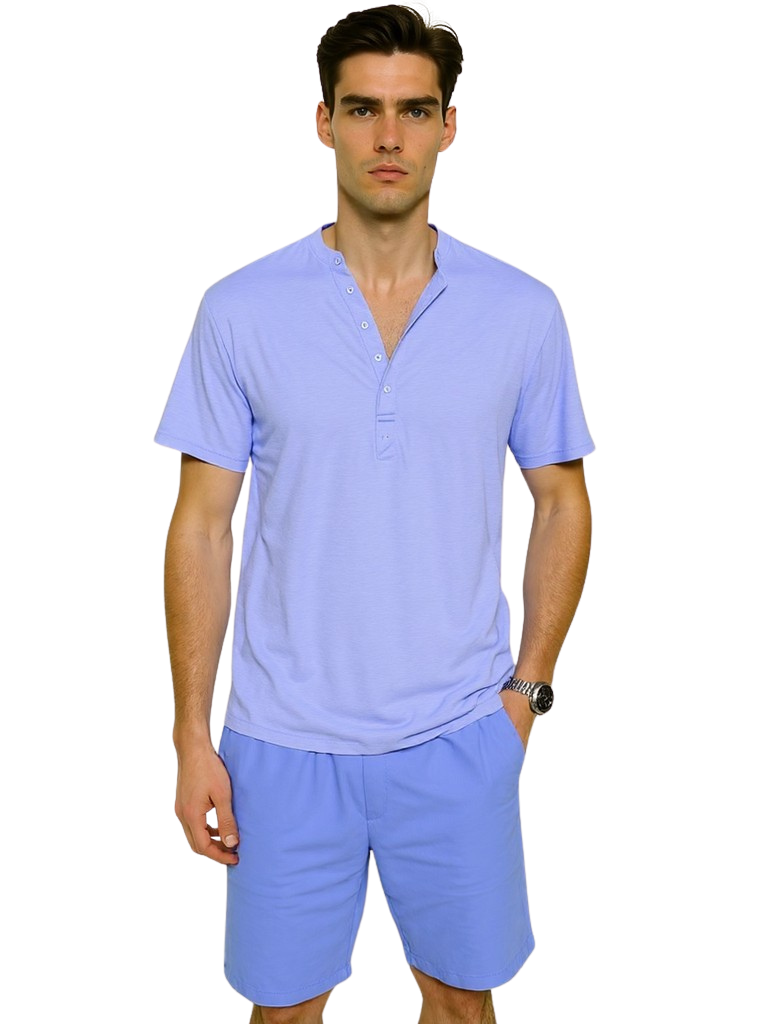 Oversized Collared Shirt Set