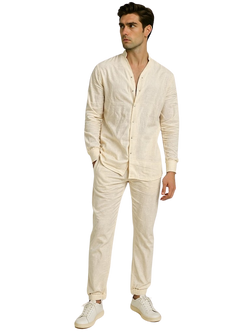 Button-Up Pants Set